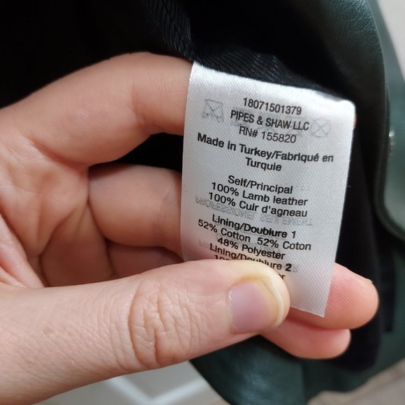 Veronica Beard Cooke Leather Green Jacket  Blazer - Picture 6 of 7